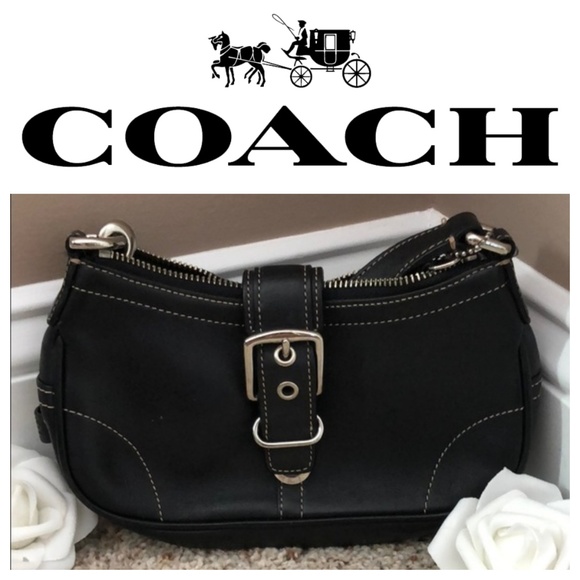 Coach Handbags - EUC Black Coach Demi Bag-Make an Offer!!